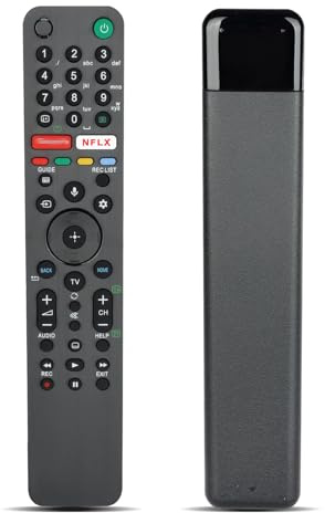 RMF-TX500E Ersatz Fernbedienung Sony mit Sprachfunktion Ersatz Universalfernbedienung Kompatibel mit Sony 4K OLED KD-55AG9 KD-65AG9 KD-77AG9 KD-98ZG9