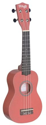 Stagg Sopranukulele pink