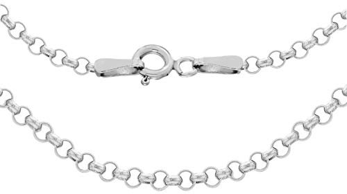 Tuscany Silver Damen Bohnenkette Sterling Silber 41cm/16'