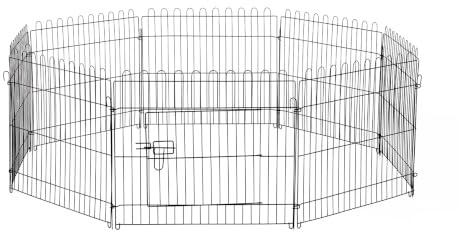 PawHut® Welpenauslauf Welpenzaun Laufstall Freilaufgehege Welpengitter 5 Maßen: Maße: 71x61cm