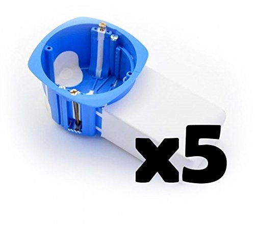 Lot de 5 boites d'encastrement avec poche micromodule - BLM