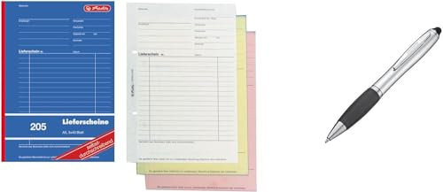Lieferscheinbuch 205 / A5 / 3x 40 Blatt / selbstdurchschreibend + Touchpen Kugelschreiber