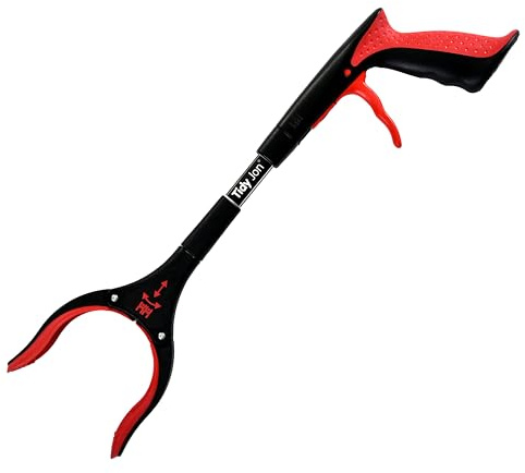 The Helping Hand Company Tidy Jon Pro, Rot/Silber, 45,7 cm
