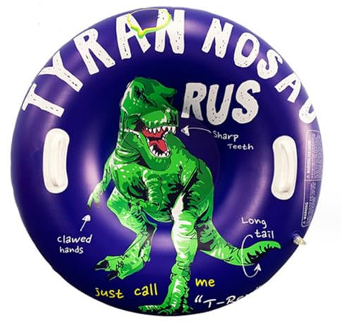 Aufblasbarer Schneeschlitten für Kinder, Schneeschlitten mit Griffen und Unterseite, Wintersport, Spielzeug, Aktivitäten für Kinder und Erwachsene, Winterspaß, 91,4 cm