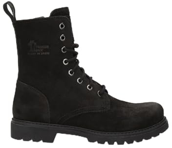 Panama Jack Bottes de combat Frisia pour femme, Noir , 39 EU