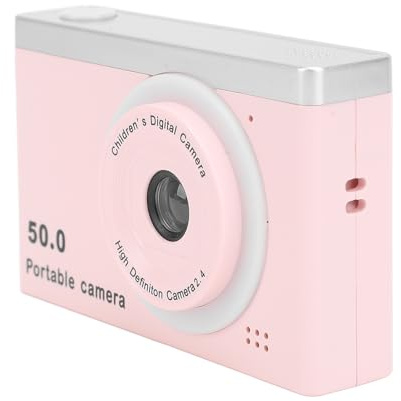 KIMISS D Appareil Photo Numérique HD 50MP 1080P avec Zoom 8X : doté D'appareils Photo Portables Avant et Arrière avec des Filtres Spéciaux pour Une Expérience Photographique Supérieure