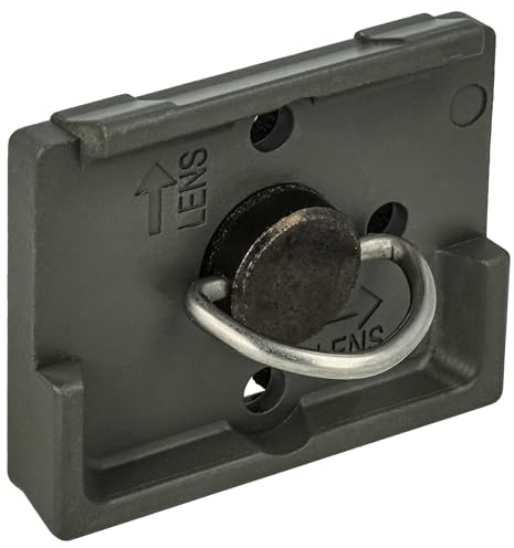 vhbw piastra a sgancio rapido sostituisce Manfrotto M-200PL per fotocamera, DSLR, camera digitale, attacco per cavalletto