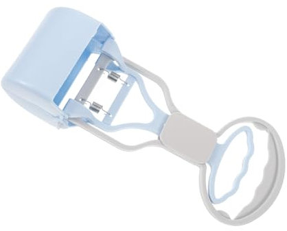 Levemolo Hundekot-Scooper Aus Robustem Praktischer Kotschaufel Für Kleine Und Große Hunde Ergonomischer Griff Für Einfache Handhabung Für Täglichen Gebrauch Cremeblau