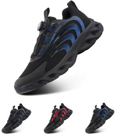 Hitmars Zapatillas Deporte Hombre Zapatillas Deportivas Zapatillas de Running Transpirables Zapatos Deportivos Ligero Zapatos Correr Gimnasio Sneakers Casual Azul EU 39