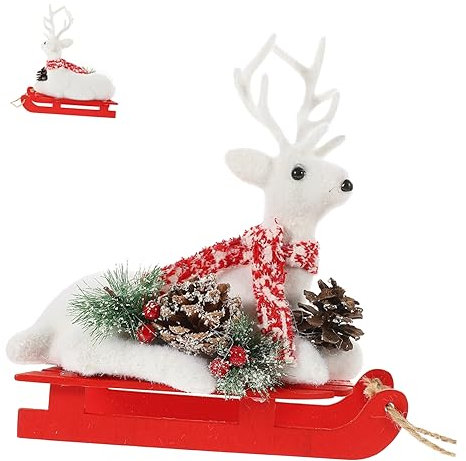 Cabilock Schaum Elch Statue Für Wohnzimmer Schlafzimmer Büro Schreibtisch Innenbereich Weihnachtsdekoration Zimmerdekor