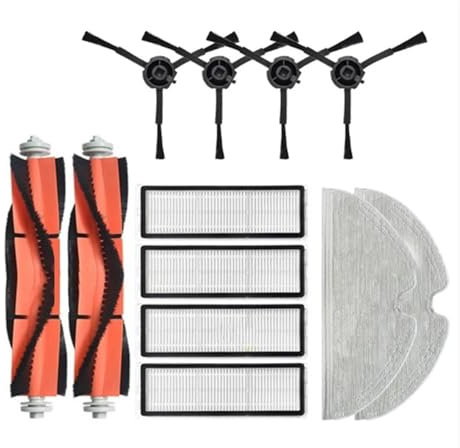 DSXPZBGED Compatible For Xiaomi，Compatible For Mi，Robot Vacuum-Mop 2 Pro+ Robotic Cleaner STYTJ02ZHM Accessories Main Roller Side Brush Filter Mop Rag Parts