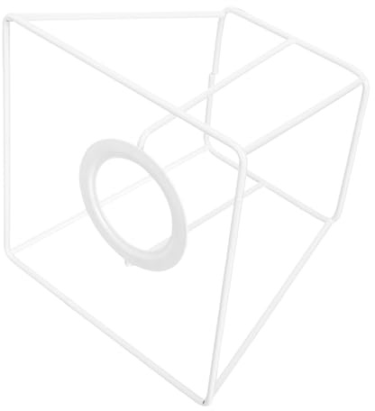 HOLIDYOYO Telaio Paralume Ferro per Lampada da Tavolo Struttura Solida e Durevole per DIY Paralume Vintage Accessorio per Lampade da Tavolo e Soffitto Elegante e Robusta