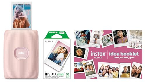 FUJIFILM Instax Mini Link 2 Smartphone Printer Bundle 2025 - Soft Pink