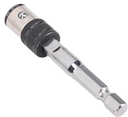 Fockety 4 Pack Impact Socket Adapter, 2 in 1 Alloy Steel Hex Bit Socket, 1/4 Inch Hex Shank Extension to/Adapter for Driver Electric and Pneumatic Drill