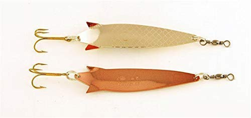 Allcock Cobre Plata Lurgan Cuchara Toby Señuelo Salmón