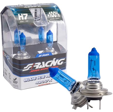 Simoni Racing BIR/H7 Kit 2 Lampadine Blue Ice Racing, attacco H7