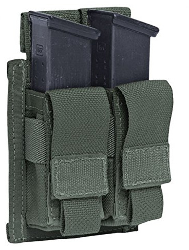 Warrior Double 9mm Pistol Pouch Oliv