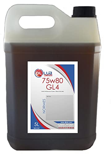 DLLUB - HUILE BOITE VITESSE MINERALE 75W80-5 litres