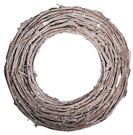 Rayher Corona di Vite Bianca, 30cm ø, Naturale