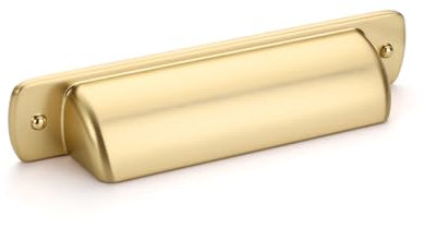 Coinkoly 10 Stück Schubladengriffe Gold 76 mm Lochabstand Zinklegierung Möbelgriffe Griffe Schrankgriffe Küchengriffe Kleiderschrank Türgriffe CK-EU0007