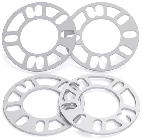 CLKE 4 Pcs Wheel Spacers Universal Wheel Spacers 4x108 Wheel Spacers for Aluminum Alloy Wheel Spacers to Improve the Stability and Appearance of Car