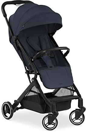 hauck Travel N Care, Dunkelmarineblau - GOLD WINNER Mother & Baby Awards 2024, Leichter Reise-Kinderwagen mit Regenschutz, Federung, kompakt & faltbar, UPF 50+, voll liegend ab Geburt bis 22 kg