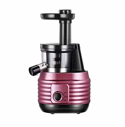 CRBUDY Exprimidor, máquinas exprimidoras de masticación Lenta, Alto Rendimiento de Jugo, fácil de Limpiar con Cepillo, exprimidor de Prensa en frío con Motor silencioso y función inversa,