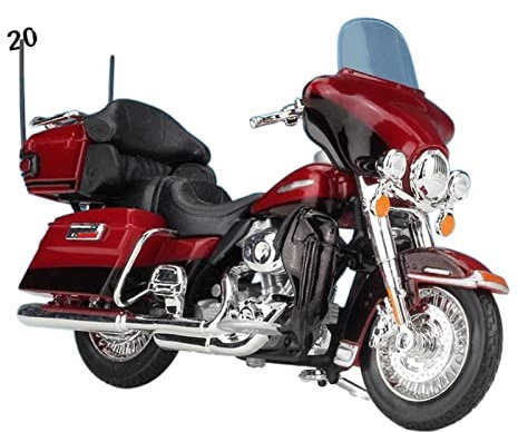 Für Harley 1952 K Modell Motorrad Spielzeugserie Mini Motorrad Metall- Und Kunststoffdruckgussteile Motorrad-Modelle(Glide Ultra Limited)