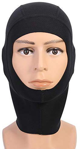 Sudadera BIB con capucha de neopreno para buceo de neopreno para sombrero de surf para hombre mujer 1 mm (XL 3 mm)