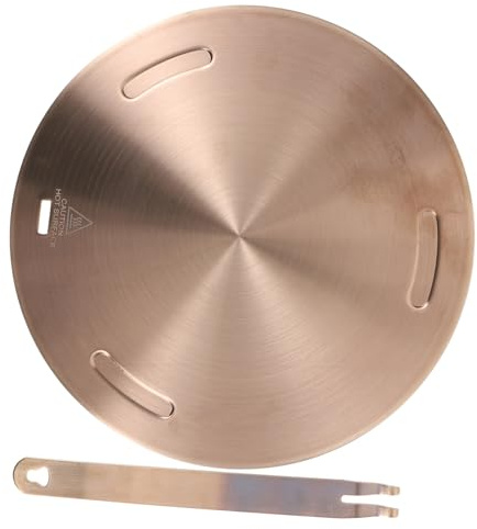 Disque Convertisseur de Chaleur Rond 1 Set en Acier Inoxydable | Alliage D’aluminium, Usage la Cuisine et Cuisson, Compatible Gaz et Électrique