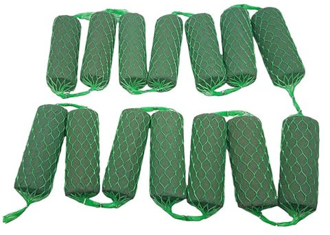 Schiuma per composizione floreale: di schiuma floreale verde per uso bagnato, forma facile da tagliare | Base di assorbimento d'acqua per fiori di seta freschi, strumento di supporto e