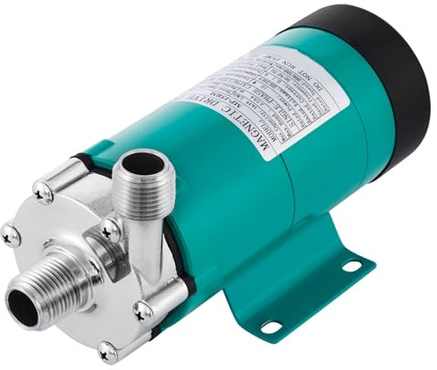 10 W MP-15RP magnetisk ölpump livsmedelskvalitet hög temperatur rostfritt stål huvud väl hem bryggning överföring hållbar och effektiv ölbryggning utrustning