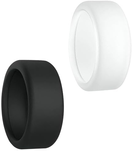 Musiook Silicone Ring Protector, 2PCS Ring Protector Gym, Creative and Practical,Anti knock,Fall and Scratch,Simple,Environmental Friendly,Light and Flexible Soft Protective Cover.
