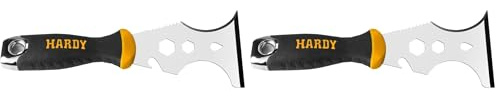 HARDY Spatule Multi-Usages 15in1 - Racloir - Solution Universelle - Plusieurs Outils en Un - Spatule en Acier Inoxydable - Ouvre-Bouteilles - Extraction des Ongles - Nettoyage des Rouleaux (Lot de 2)