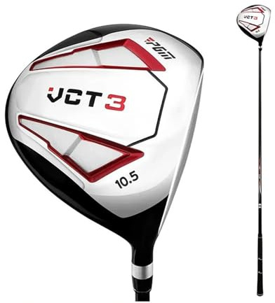 VCT3 mazze da golf #1/#3/#5/mazze da uomo ibride in legno di ferro, mazze da golf, per principianti destrorsi in lega di alluminio con testa (#1)