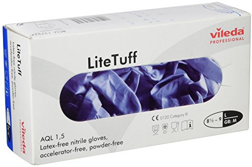 Vileda 235660 - Handschuhe Litetuff Nitril Größe L - Box 100