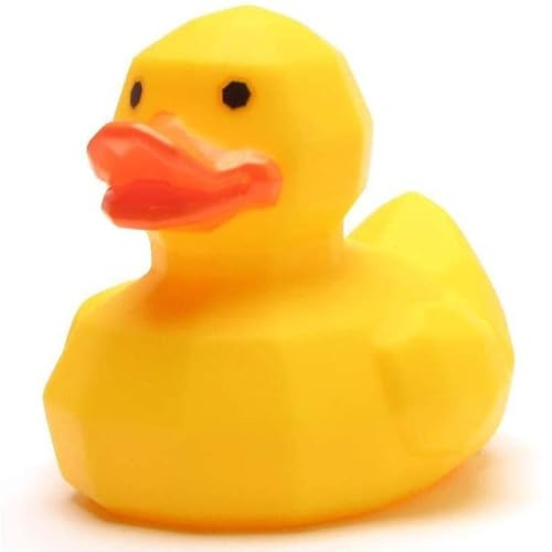Diamant Quietscheente I Badeente I L: 8,5 cm I inkl. Badeenten-Schlüsselanhänger im Set