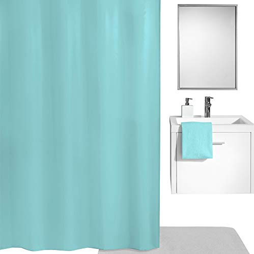 Kleine Wolke Kito Duschvorhang, Polyester, Hellgrün, 200 x 180 x 0,02 cm