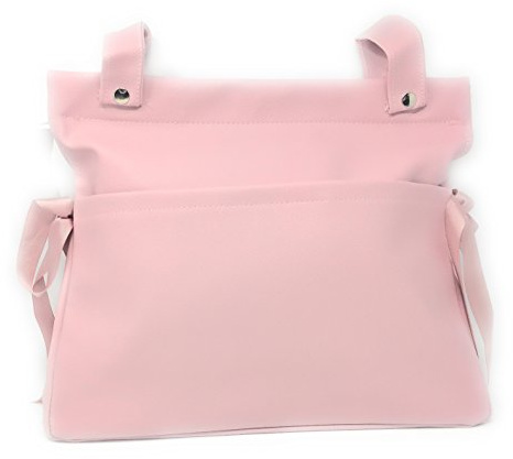 Danielstore Bolso Talega para Carro de Bebé – Organizador Universal Impermeable, Ligero y Resistente, Bolsa Maternal para Paseo y Viaje Compatible con Silla de Paseo Rosa Maquillaje