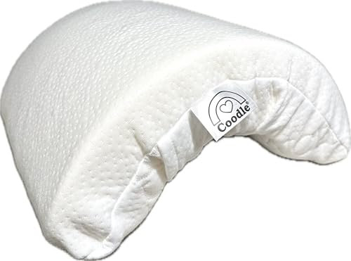 Coodle® Pillow - Couples Foam Cuddling Pillow - Tunnel-Shaped Design for Arm and Neck Support When Spooning - Great for Travel, Reading and Napping, Made in USA