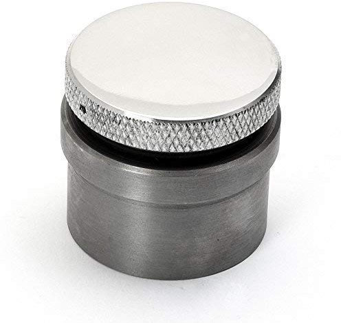 Aluminium Tankdeckel belüftet mit Rändelung und Stutzen zum Einschweissen Motorrad Chopper Universal