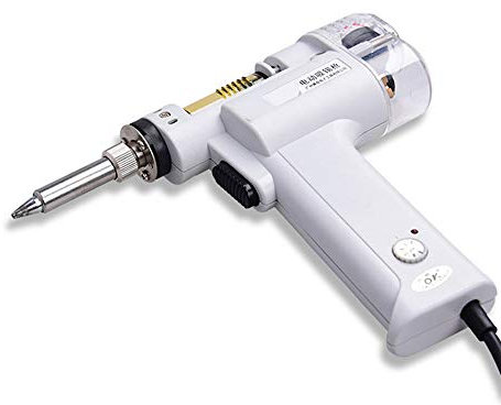 Hanchen Elektrische Entlötpistole Lötkolben Elektrothermo Zinn Sauggerät Lötsauger mit Doppelluftpumpe High Power S-998P für Ersatz und Reparatur