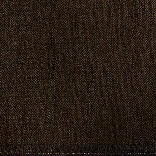 Kt KILOtela - Dekostoff, Polsterstoff, Möbel Bezugsstoff, Doppelseitiges Chenille, Polsterung für Stühle, Sofas, Möbel, 320 gr/m², 100 cm Länge x 280 cm Breite, Dunkelbraun - 1 Meter