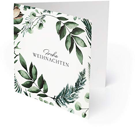 (100 x) Firmen Weihnachtskarten Geschäftlich Grußkarten Weihnachten - Advent
