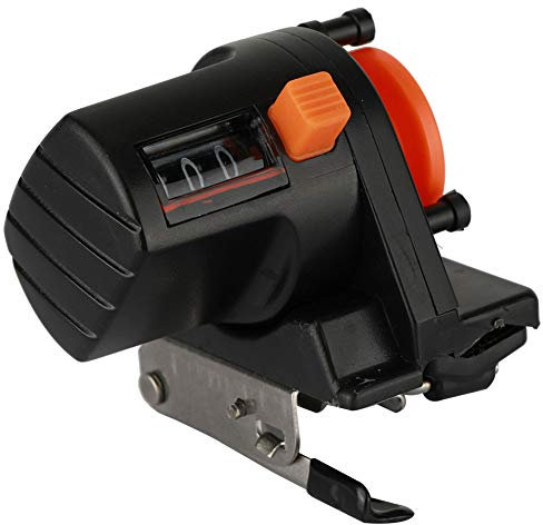 Uadme Schnurzähler, 0-999m Kunststoff Verstellbarer Angelschnur-Zähler Angelschnur-Tiefenzähler Mechanischer Tackle-Längenzähler Linienzähler für Outdoor-Angeln Angelgerät