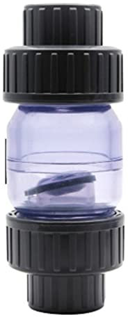 résister à la haute pression et à la température e 25mm 32mm clapet anti-retour Transparent PVC clapet anti-retour à sens unique raccord de tuyau connecteur d'eau for aquarium d'irrigation de jardin