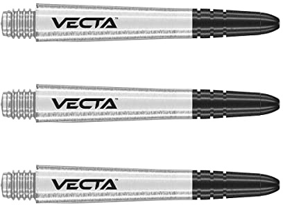 WINMAU Dart Shaft - Vecta Polycarbonat Dart Stems - 1 Set pro Packung (insgesamt 3 Dart-Schäfte) - Professionelles Dartzubehör - Verfügbar in den Größen Kurz, Intermediate und Medium