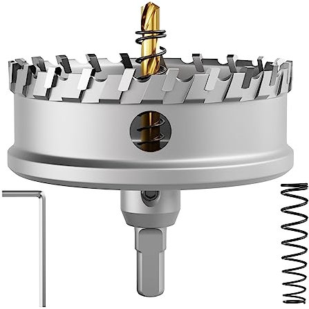 CSOOM Sega a tazza in metallo duro ad alte prestazioni, TCT. Acciaio inossidabile e rete metallica sono la scelta ideale (100 mm)