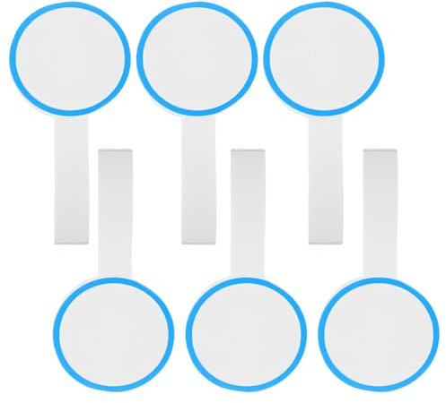 STOBOK 30 Stück Anzeigetafel Mini Whiteboard Löschbare Whiteboards Auktionen Quick Response Handheld s Schaumstoff Hand Hält Ein Schild Student Blau