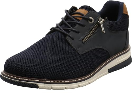 TOM TAILOR herr 5380380007 Oxford sko, marinblå, 40 EU, marinblå, 40 EU
